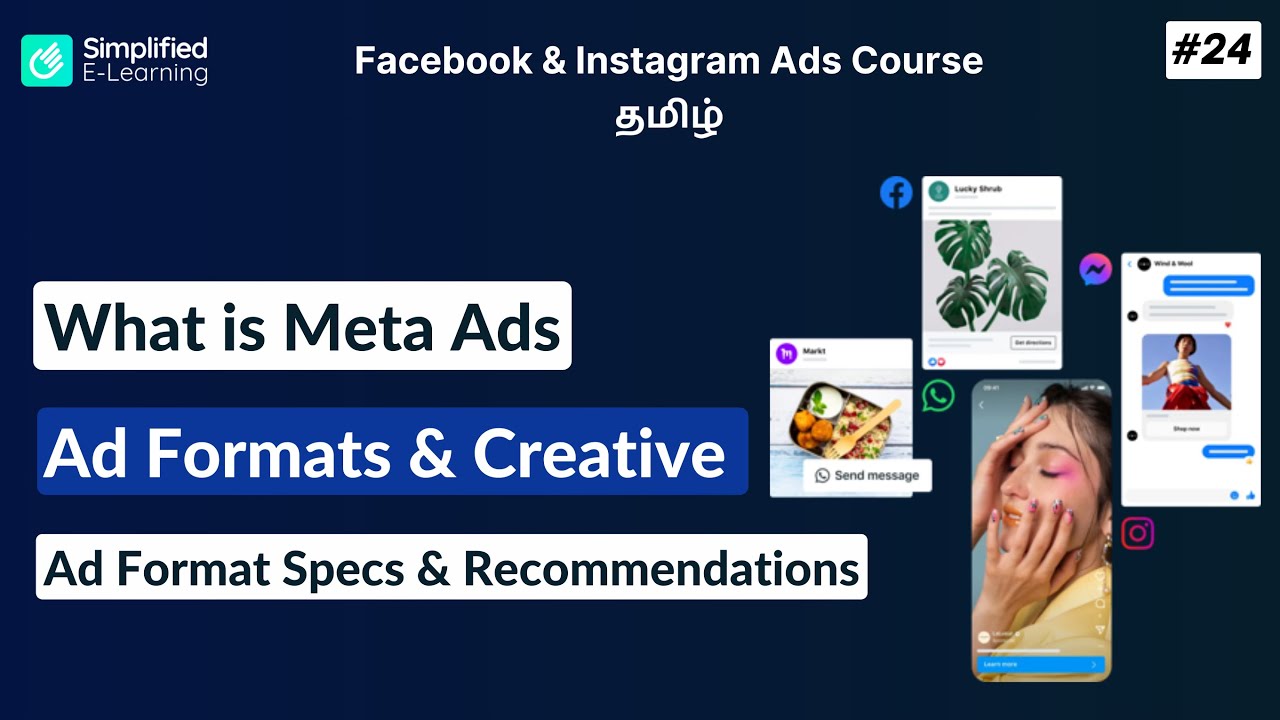 Meta Ads Ad Formats & Creative Explained in Tamil | Facebook ...