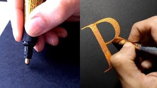Amazing calligraphy and lettering with a PEN and FLOMASTER.