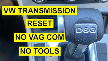 VW Transmission Reset Without Vag- Com - No Tools