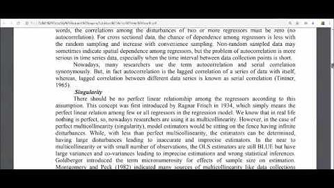 Dealing with Multicollinearity by using Exploratory Factor Analysis- Regression Assumptions