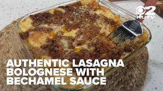 Cooking with The Food Nanny: Authentic Lasagna Bolognese with Béchamel Sauce screenshot 1
