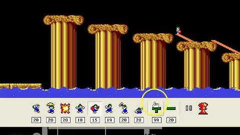 Lemmings Tricky Level 7: Been there, seen it, done it
