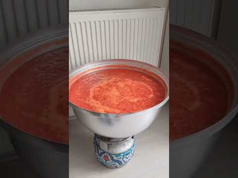 Kışlık menemen hazırlıkları