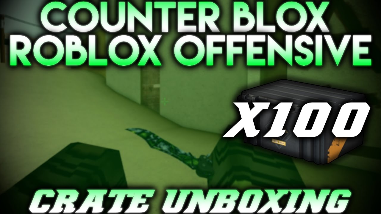 Roblox Csgo Case Opening Unexpected Knife X100 Cases - counter roblox cs go