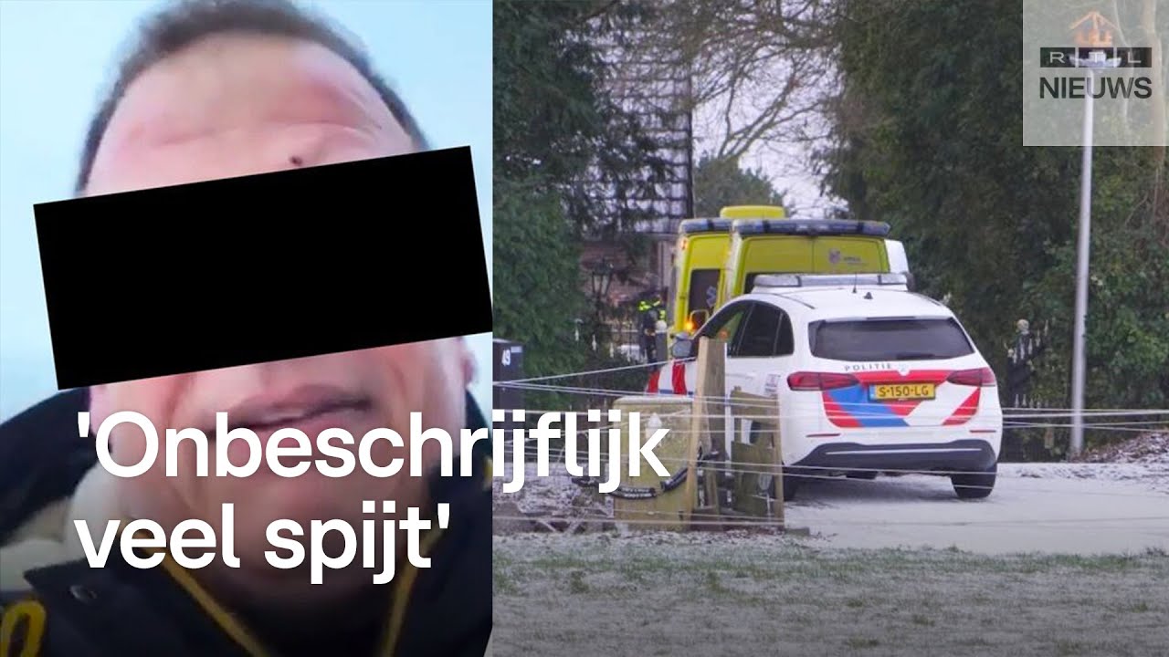Verdachte Richard K. in tranen over dubbele moord Weiteveen - YouTube