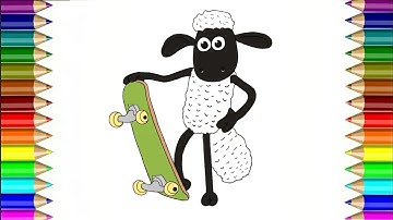 How To Draw Shaun The Sheep Easy | Timelapse
