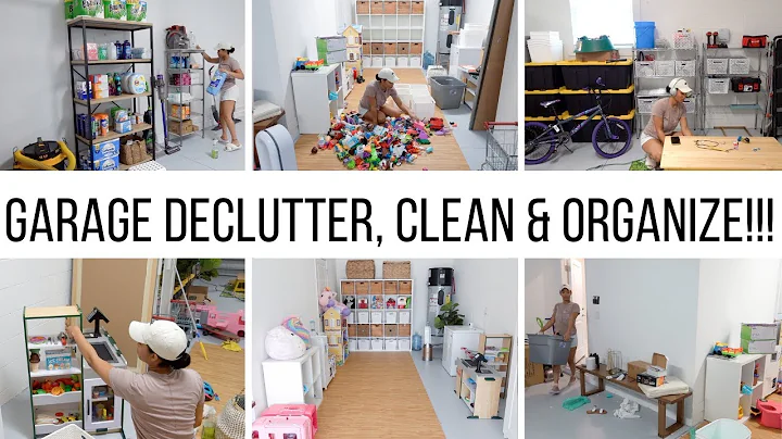 GARAGE TRANSFORMATION // KIDS PLAY ROOM // STORAGE...