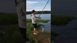 Striper fishing in Boston