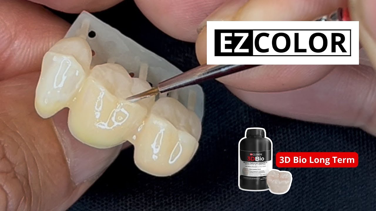 Зубной макияж с EZ COLOR