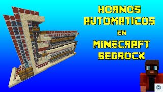 HORNOS AUTOMATICOS EN MINECRAFT BEDROCK SUPERVIVENCIA