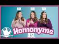 Understanding Homonyms in ASL