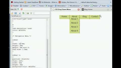 Building A 100% CSS Menu: Part 1