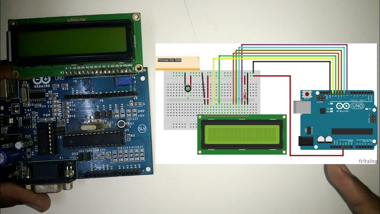 16*2 LCD Display and Arduino | Print 