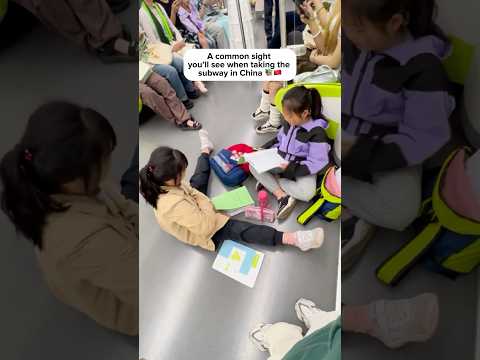 Study Students Wholesome Wholesomecontent China Subway Chinalife Studymotivation Fyp Viral