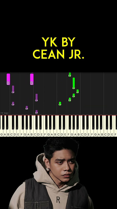 YK by Cean Jr. piano cover   sheet music