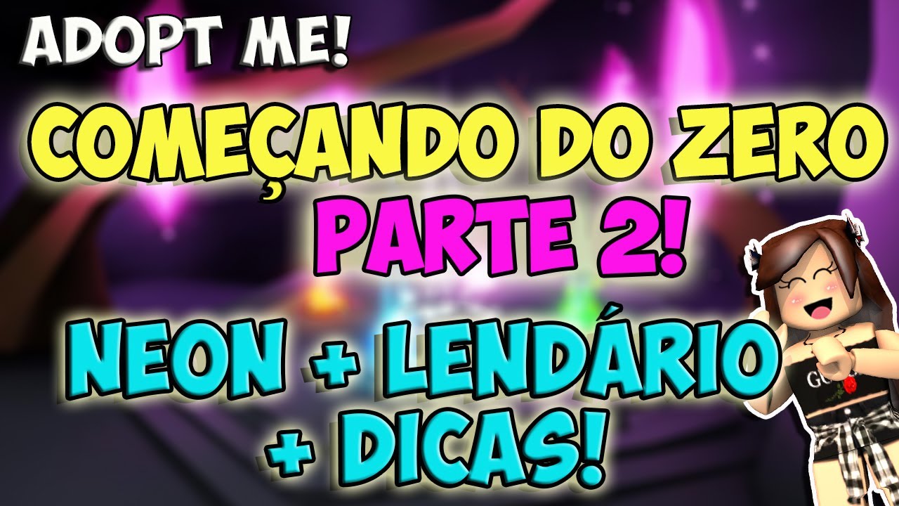 TROQUEI MINHA RÃ MEGA NEON NO ADOPT ME - Roblox 