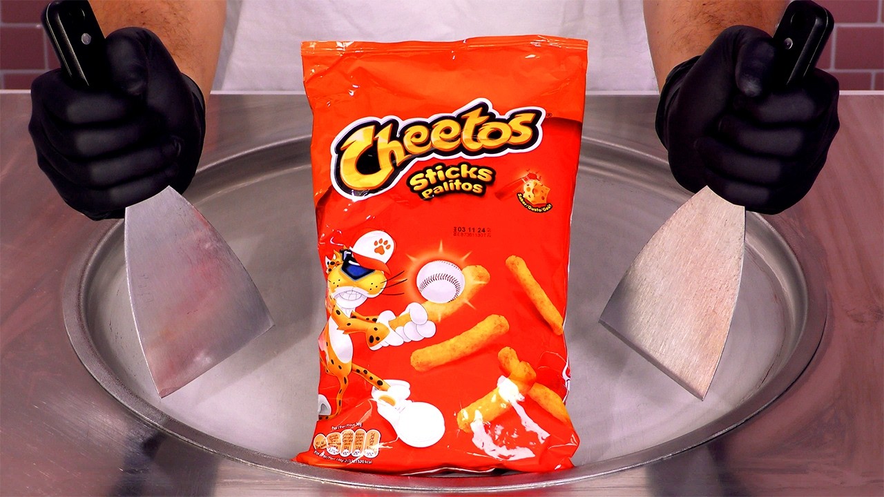 Cheetos Ice Cream Rolls Become Real! | ASMR - YouTube
