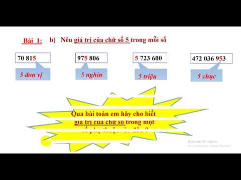Môn toán lớp 5 - tuần 28, ôn tập số tự nhiên