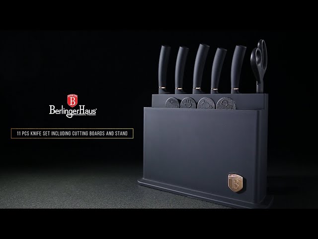 Berlinger Haus 8-Piece Knife Set with Acrylic Stand