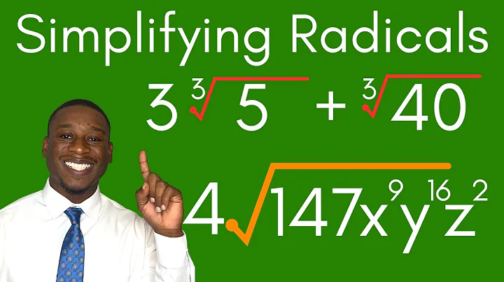 How to Simplify Radicals With Variables, Exponents, & Cube Roots