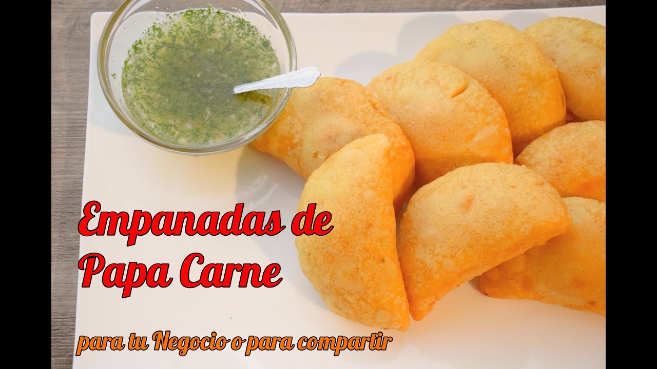 Empanadas de Papa Carne para Negocio- Colombianas
