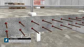 How It Works: Post-installed rebar connection for Heavy Loads | Chemical Anchors EF500R+