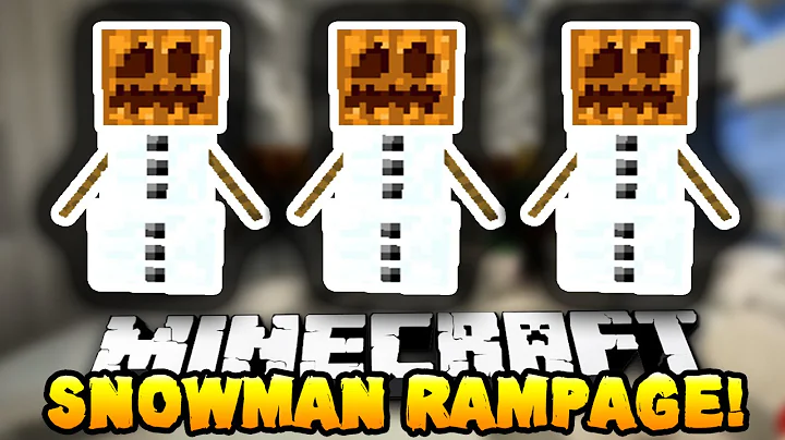 Minecraft - SNOWMAN RAMPAGE! (Dodge Evil Snowmen!) - w/ Preston, Vikkstar, Lachlan & Tyler