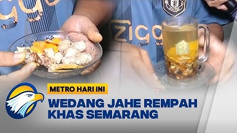 Wedang Jahe Rempah Khas Semarang