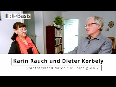 Karin Rauch und Dieter Korbely im Gespräch - dieBasis für Leipzig 1 Leipziger Kommunalwahl "dieBasis" Kandidaten aus dem Wahlkreis 2 stellen sich vor