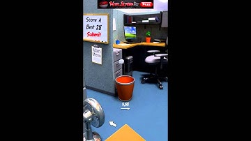 Paper Toss Gameplay - Android Mobile Game