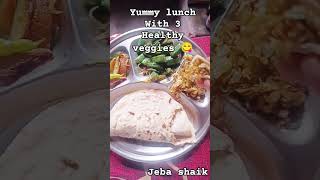#lunch #recipe #healthy lunch #veggies #cooking #curry #Jeba Shaik