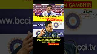 Pitch Controversy Gambhir Dismisses Concerns, Kumble Says Hes Never Seen This Before