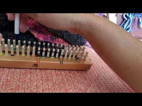 Loom Knitting Double Decrease