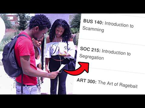 Offensive College Schedule Prank