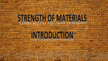 Strength of Material || SOM|| INTRODUCTION || LECTURE:- 00