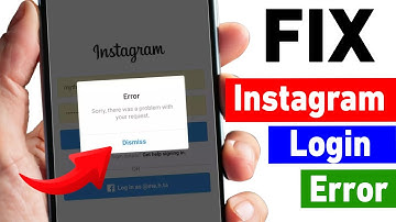 How to Fix instagram login error sorry something went wrong | instagram login error problem 2024