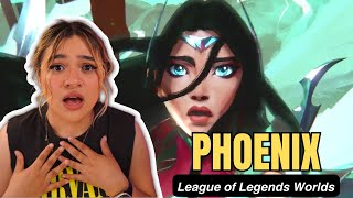 Streamer Reacts to Phoenix (ft. Cailin Russo and Chrissy Costanza) | Worlds 2019 - League of Legends