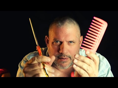 ASMR | 7 Minute Fast Haircut and Pamper Session For Quick Relaxation and Tingles | ASMR Male | Echo