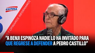 🔴🔵Olivera a Benji Espinoza: A ti nadie te ha invitado para que regreses a defender a Pedro Castillo