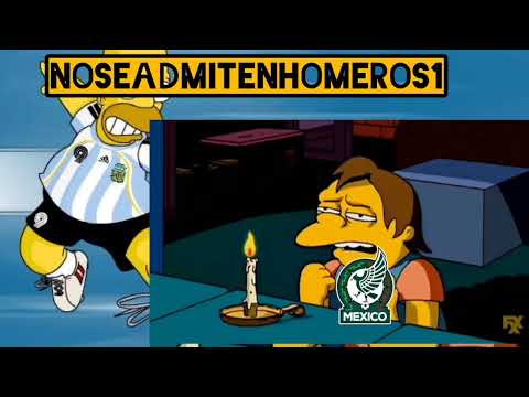 Mexico 0 Estados Unidos 3/ Memes Simpson/ Noseadmitenhomeros1