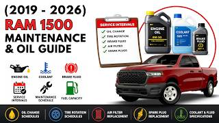 RAM 1500 (2019 - 2026) Maintenance Schedule, Engine Service, Change Engine Oil & Tire Rotation Ram 1500 Maintenance Schedule