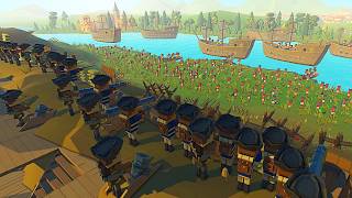 The Deadliest RED COAT Army Siege of FORTRESS WALLS in Ancient Warfare 3... screenshot 1