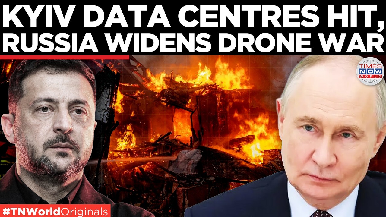 RUSSIA HAMMERS UKRAINE: Kyiv Data Centres and Odesa Logistics Centre Targeted by Drones