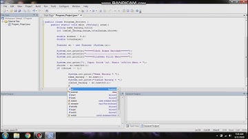 MEMBUAT PROGRAM KASIR SEDERHANA MENGGUNAKAN JAVA DI JCREATOR