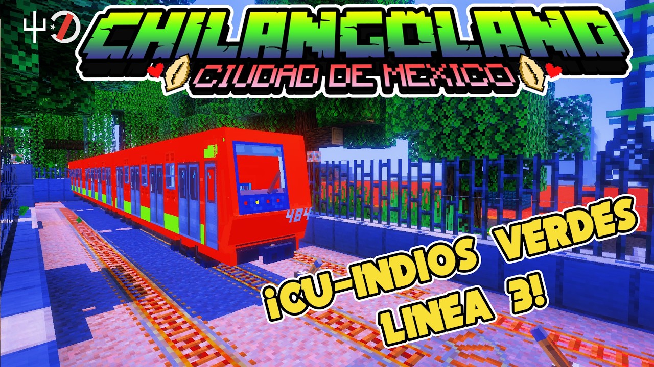 MINECRAFT CIUDAD DE MEXICO - LINEA 3 - ESTACIONES REMODELADAS Y MAS - Akexx GM