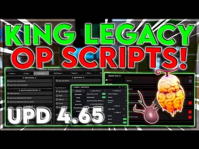 King Legacy Scripts Mobile Friendly - Blox Fruit Script