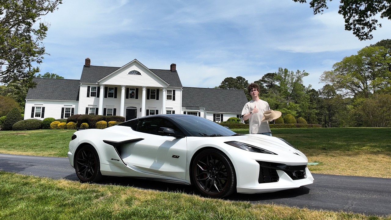 TAKING DELIVERY OF MY NEW C8 Z06 AT 21 YEARS OLD *INSANE CAR* - YouTube