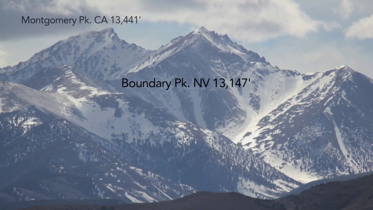 Skiing Boundary Peak Nevada's highest point YouTube