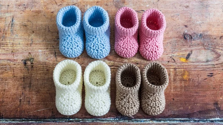 FAST Crochet Baby Booties (BEGINNER Friendly, EASY...
