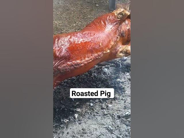 Roasted Pig / LECHON BABOY very known food in the Philippines especially during occasions.